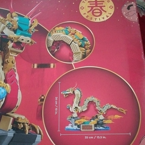 Lego 80112 Auspicious Dragon Spring Festival New Year 2024 Building Set - Picture 8 of 10